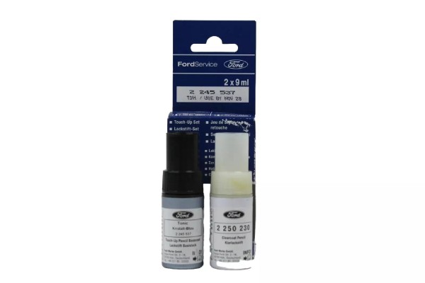 Lackstift Kristall-Blau + Klarlack je 9ml