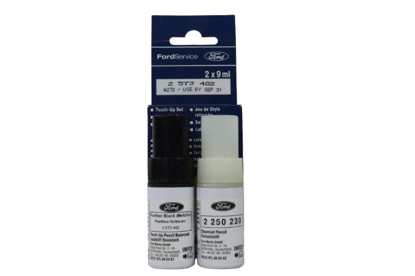 Lackstift Panther-Schwarz-Metallic + Klarlack je 9ml