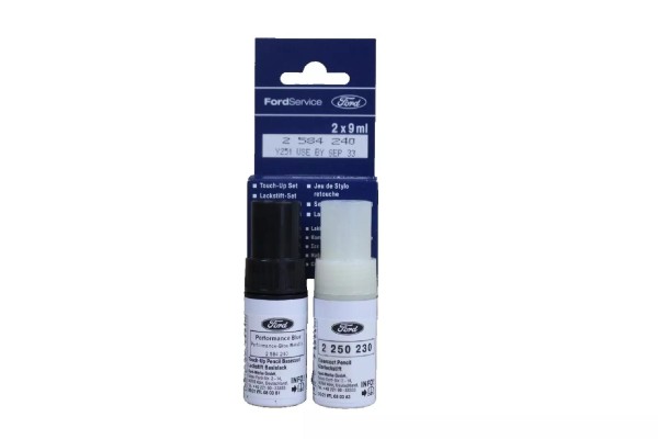 Lackstift Performance Blau Metallic + Klarlack je 9ml