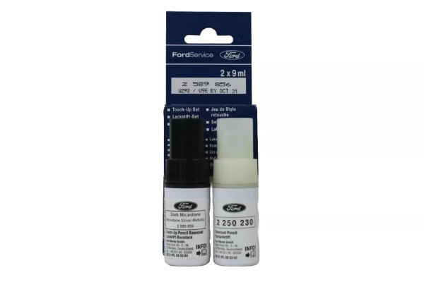 Lackstift Micastone-Silber-Metallic + Klarlack je 9ml