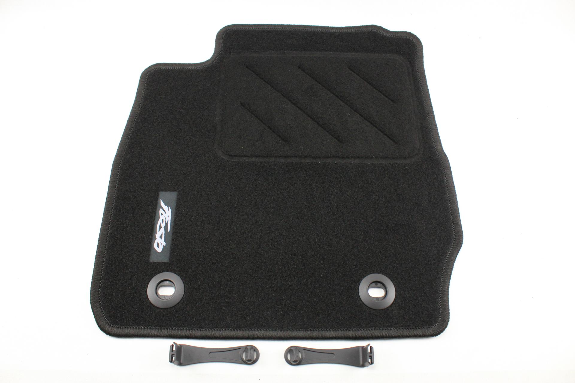 Basic Fussmatten passend für Ford Fiesta VI 2011-2017 Schwarz Texer