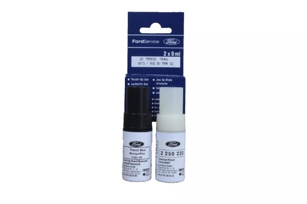 Lackstift French Blue - Biscaya Blau + Klarlack je 9ml