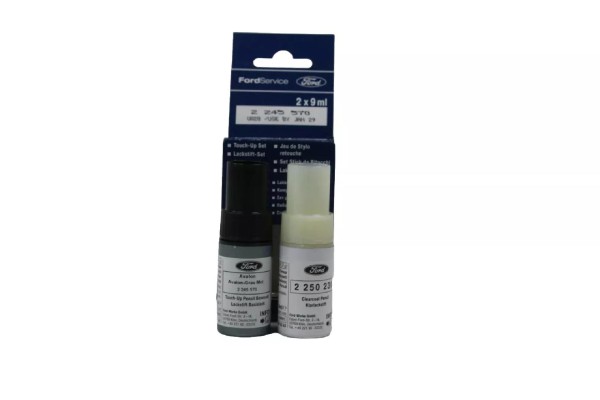 Lackstift Avalon-Grau-Metallic + Klarlack je 9ml