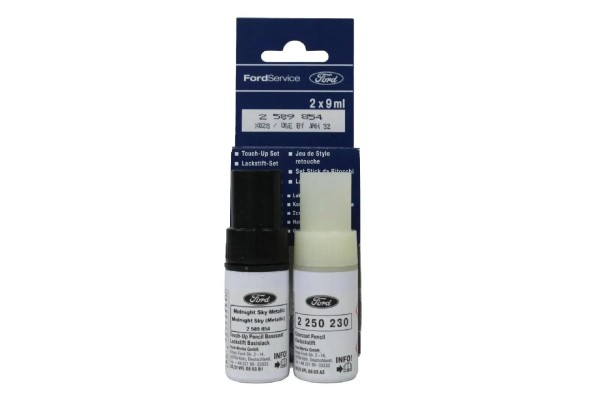 Lackstift Midnight-Sky-Grau-Metallic + Klarlack je 9ml