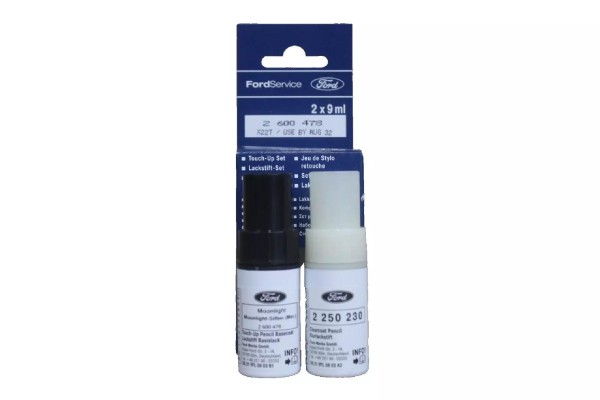 Lackstift Moonlight Silber Metallic + Klarlack je 9ml